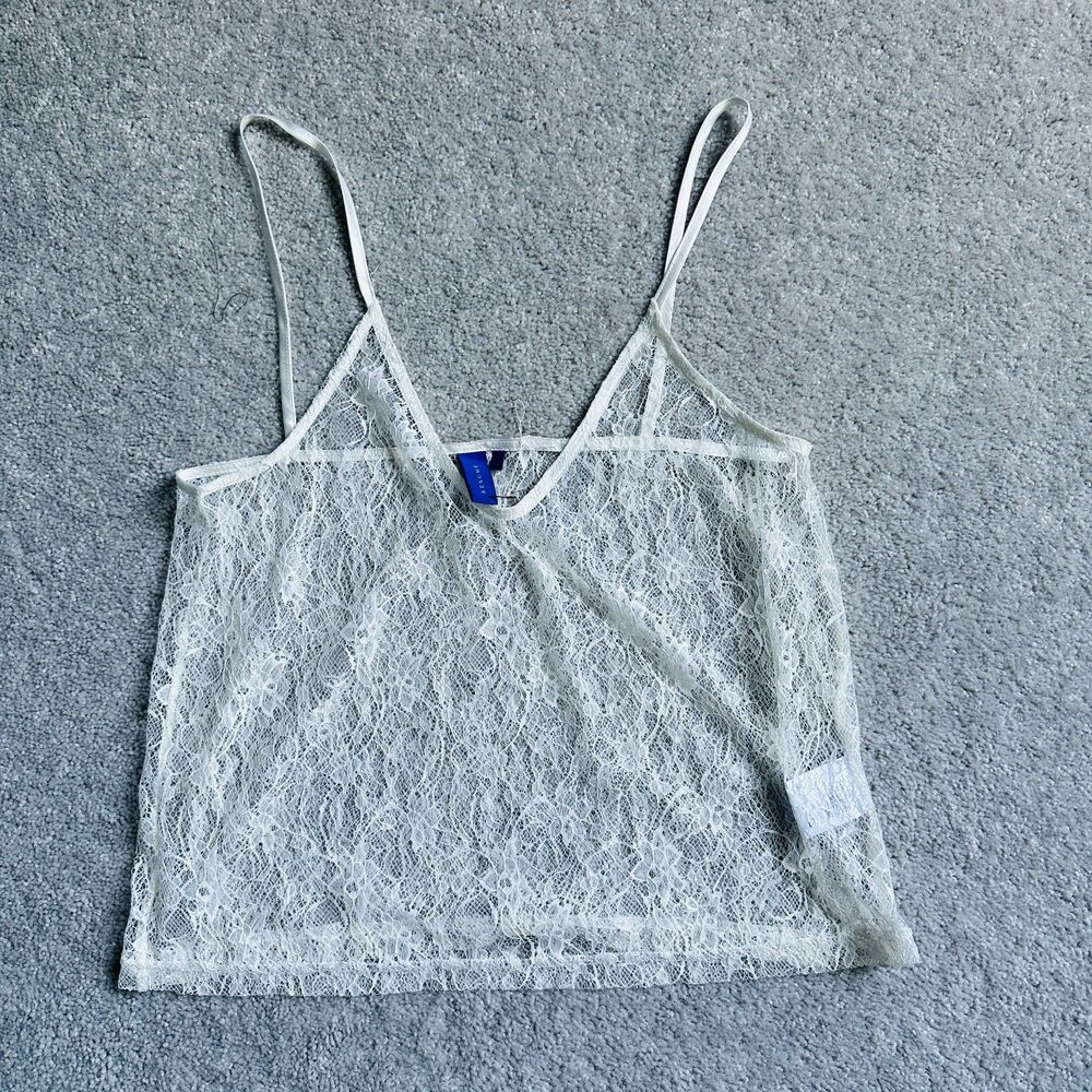 RÉSUMÉ WHITE LACE CAMISOLE Size 38